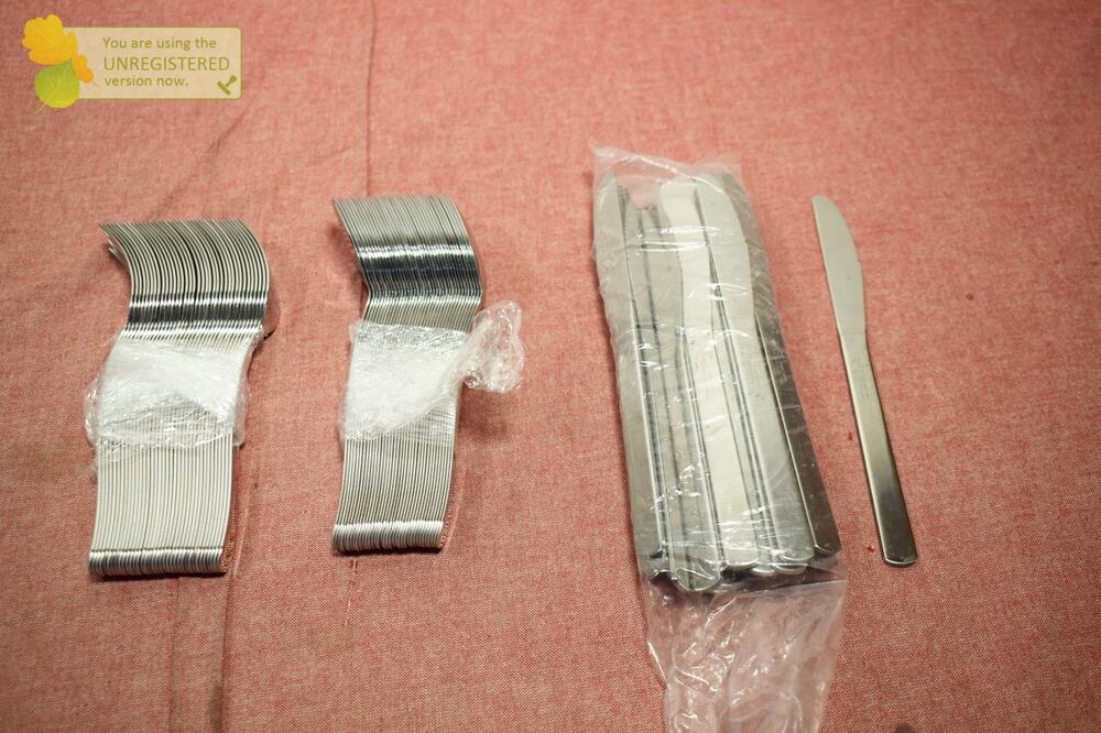Tramontina 731 NSF Silverware, Spoon, Fork, Buttner Knife